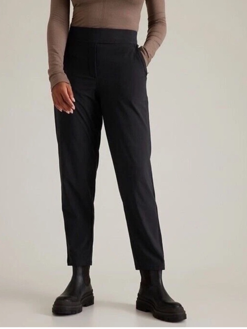 ATHLETA Brooklyn Lined Pant , Size 12, Black, #467191 EUC 2024